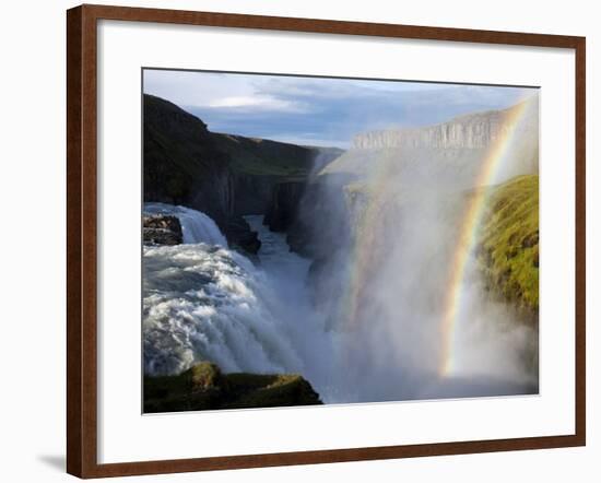 Gullfoss Waterfall, Iceland-Paul Souders-Framed Photographic Print