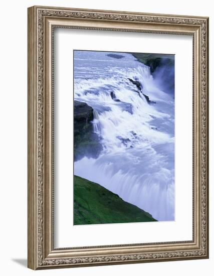 Gullfoss Waterfall in Iceland-Paul Souders-Framed Photographic Print