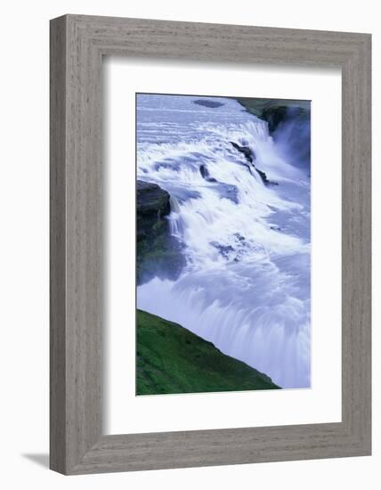 Gullfoss Waterfall in Iceland-Paul Souders-Framed Photographic Print