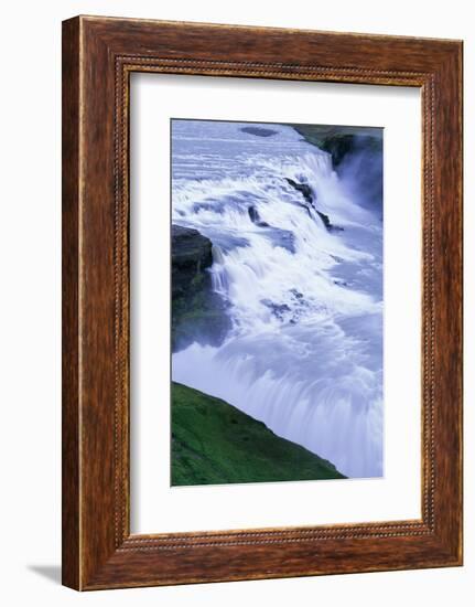 Gullfoss Waterfall in Iceland-Paul Souders-Framed Photographic Print