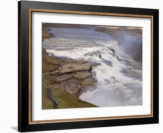 Gullfoss Waterfalls, Iceland, Polar Regions-Pitamitz Sergio-Framed Photographic Print