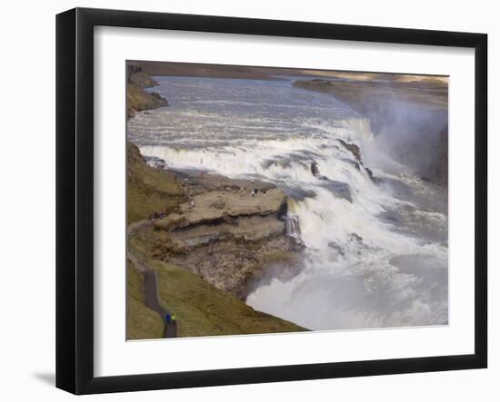 Gullfoss Waterfalls, Iceland, Polar Regions-Pitamitz Sergio-Framed Photographic Print