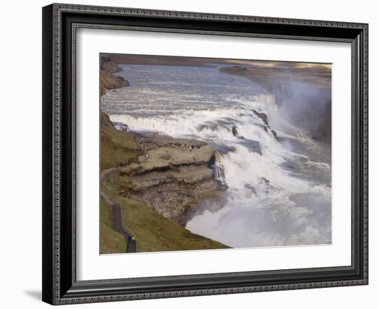 Gullfoss Waterfalls, Iceland, Polar Regions-Pitamitz Sergio-Framed Photographic Print