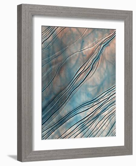 Gullies on a Martian Sand Dune-null-Framed Photographic Print