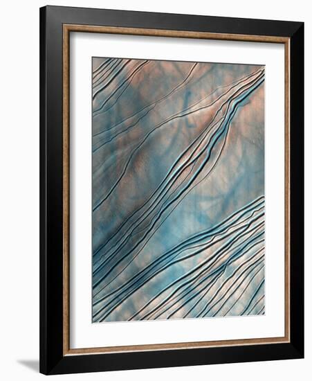 Gullies on a Martian Sand Dune-null-Framed Photographic Print