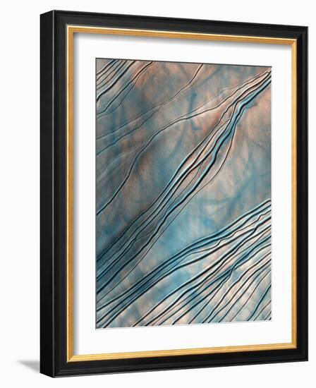 Gullies on a Martian Sand Dune-null-Framed Photographic Print