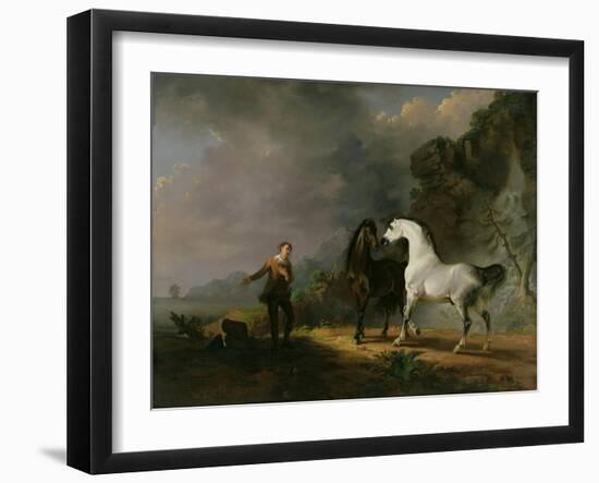 Gulliver Addressing the Houyhnhnms, 1769-Sawrey Gilpin-Framed Giclee Print