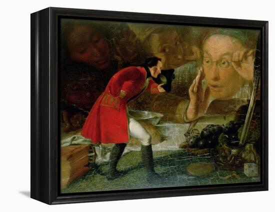 Gulliver Exhibited to the Brobdingnag Farmer-Richard Redgrave-Framed Premier Image Canvas