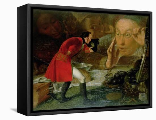 Gulliver Exhibited to the Brobdingnag Farmer-Richard Redgrave-Framed Premier Image Canvas