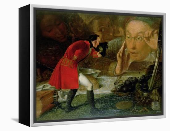 Gulliver Exhibited to the Brobdingnag Farmer-Richard Redgrave-Framed Premier Image Canvas