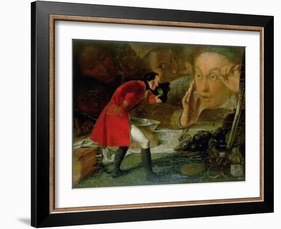 Gulliver Exhibited to the Brobdingnag Farmer-Richard Redgrave-Framed Giclee Print