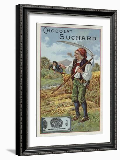 Gulliver Is Discovered by the Brobdingnagian Farmer-null-Framed Giclee Print