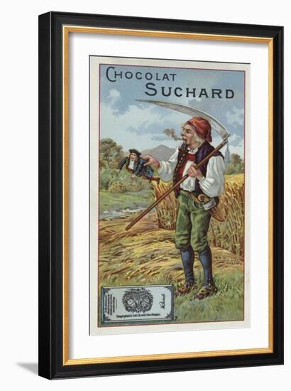 Gulliver Is Discovered by the Brobdingnagian Farmer-null-Framed Giclee Print