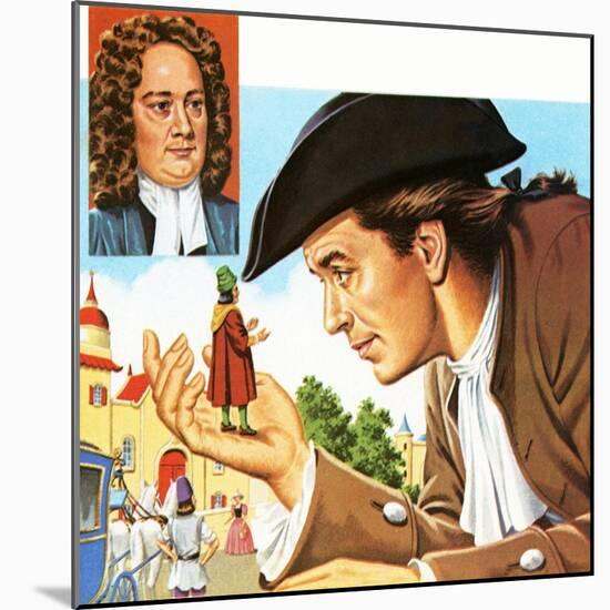 Gulliver's Travels, with Inset of its Author Jonathan Swift-John Keay-Mounted Giclee Print