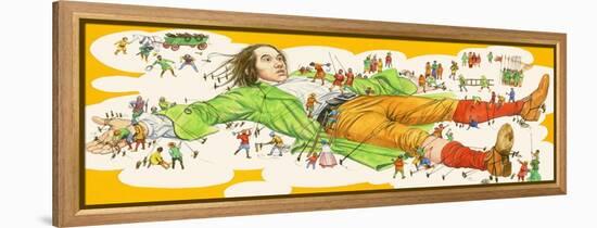 Gulliver's Travels-English School-Framed Premier Image Canvas