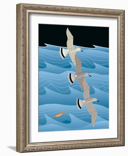 Gulls-Marie Sansone-Framed Giclee Print