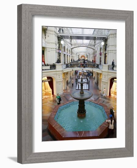 Gum Shopping Mall, Moscow, Russia, Europe-Yadid Levy-Framed Photographic Print