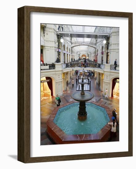 Gum Shopping Mall, Moscow, Russia, Europe-Yadid Levy-Framed Photographic Print