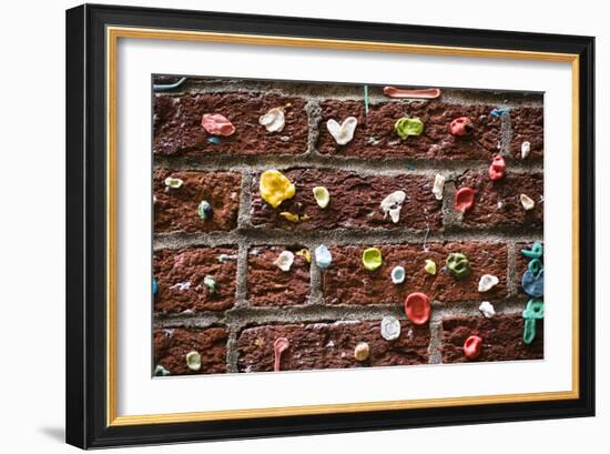 Gum Wall At Pike Place Market, Public Market Overlooking Elliott Bay Waterfront In Seattle, WA-Justin Bailie-Framed Photographic Print