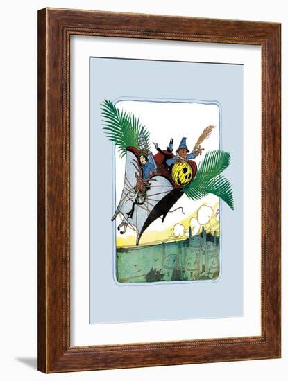 Gump is Flying-John R. Neill-Framed Art Print