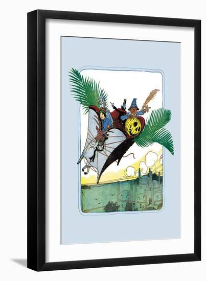 Gump is Flying-John R. Neill-Framed Art Print