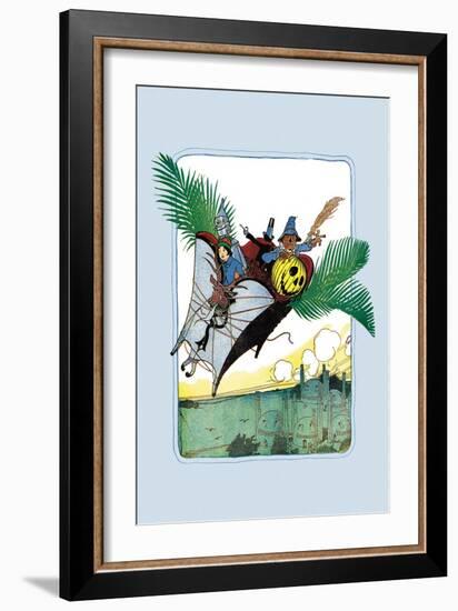 Gump is Flying-John R. Neill-Framed Art Print