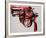 Gun, c.1981-82 (black and red on white)-Andy Warhol-Framed Giclee Print