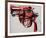 Gun, c.1981-82 (black and red on white)-Andy Warhol-Framed Giclee Print