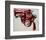 Gun, c.1981-82 (black and red on white)-Andy Warhol-Framed Giclee Print
