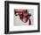 Gun, c.1981-82 (black and red on white)-Andy Warhol-Framed Giclee Print