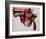 Gun, c.1981-82 (black and red on white)-Andy Warhol-Framed Giclee Print