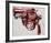 Gun, c.1981-82 (black and red on white)-Andy Warhol-Framed Giclee Print