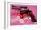 Gun, c. 1981-82 (black, white, red on pink)-Andy Warhol-Framed Art Print