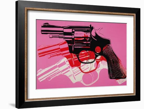 Gun, c.1981-82-Andy Warhol-Framed Art Print