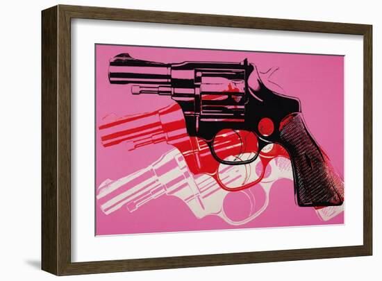 Gun, c.1981-82-Andy Warhol-Framed Art Print