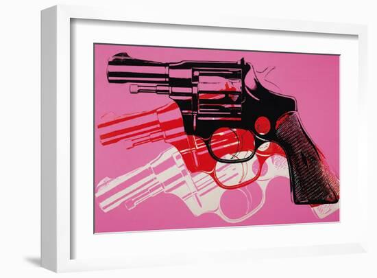 Gun, c.1981-82-Andy Warhol-Framed Art Print