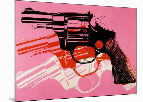 Gun, c.1981-82-Andy Warhol-Mounted Print