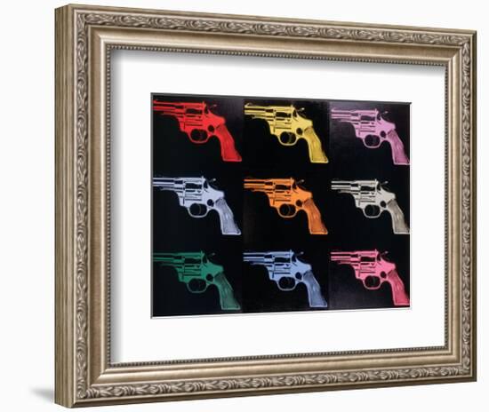Gun, c.1982-Andy Warhol-Framed Art Print