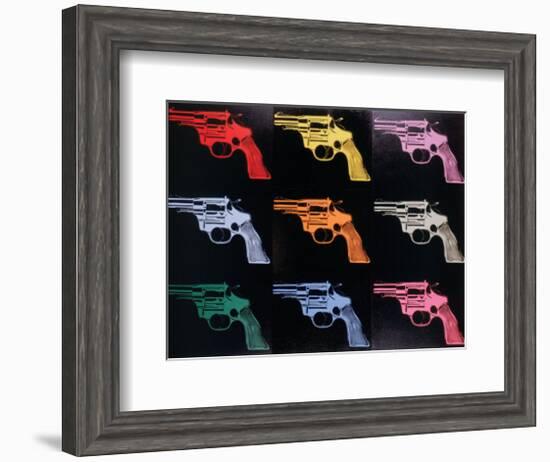 Gun, c.1982-Andy Warhol-Framed Art Print