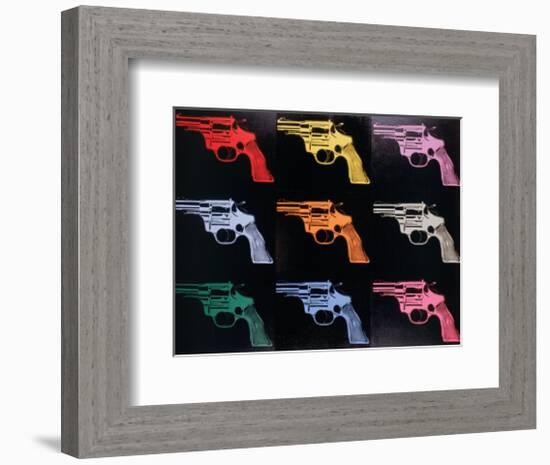 Gun, c.1982-Andy Warhol-Framed Art Print