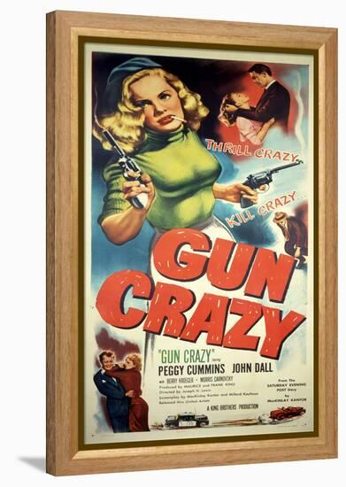 Gun Crazy, 1949-null-Framed Stretched Canvas