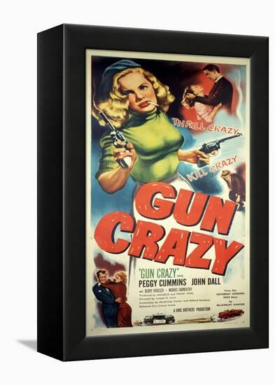 Gun Crazy, 1949-null-Framed Stretched Canvas