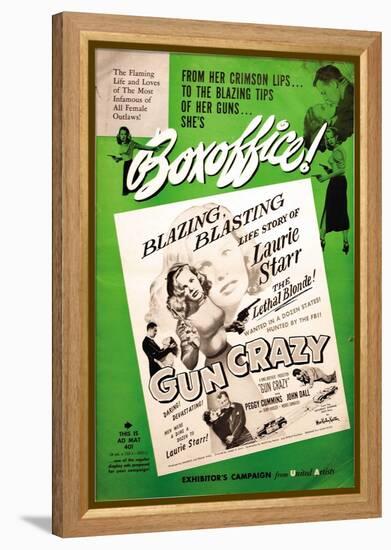 Gun Crazy, 1949-null-Framed Stretched Canvas