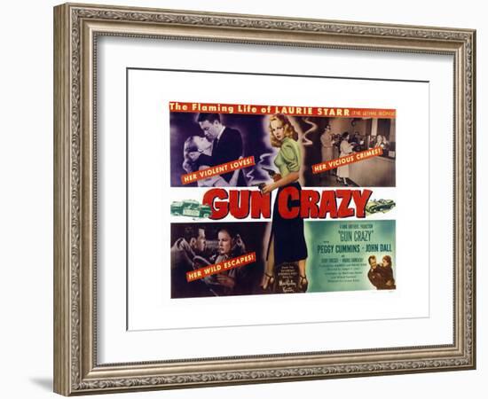 Gun Crazy (aka Deadly Is the Female)-null-Framed Premium Giclee Print