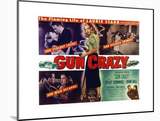 Gun Crazy (aka Deadly Is the Female)-null-Mounted Art Print