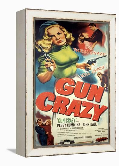 Gun Crazy, Berry Kroeger, Peggy Cummins, John Dall, 1950-null-Framed Stretched Canvas