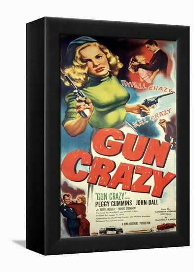 Gun Crazy, Berry Kroeger, Peggy Cummins, John Dall, 1950-null-Framed Stretched Canvas