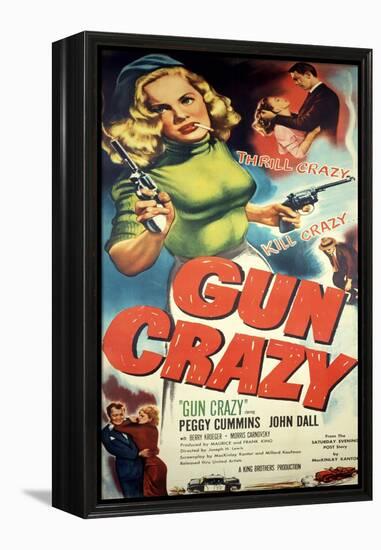 Gun Crazy, Berry Kroeger, Peggy Cummins, John Dall, 1950-null-Framed Stretched Canvas