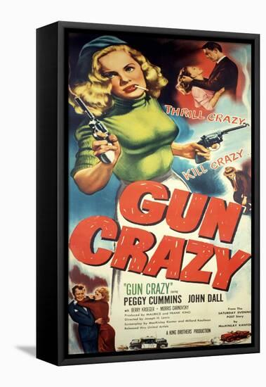 Gun Crazy, Berry Kroeger, Peggy Cummins, John Dall, 1950-null-Framed Stretched Canvas