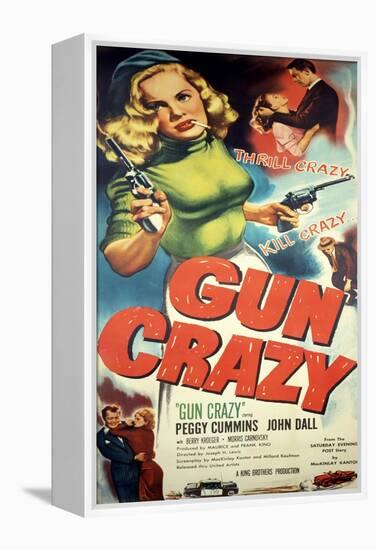 Gun Crazy, Berry Kroeger, Peggy Cummins, John Dall, 1950-null-Framed Stretched Canvas